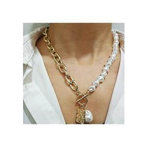 Colier cu perle - auriu - Linny C16 imagine