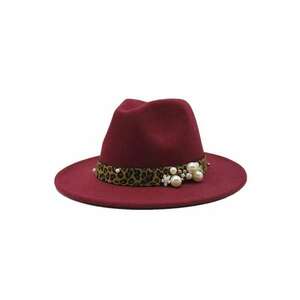 Palarie dama Celesta - Poliester - Rosu imagine