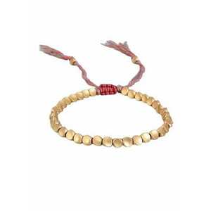 Bratara aurie - cu snur rosu - Myrten C1 imagine
