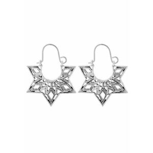 Cercei argintii - forma de stea - Oddrun C8 - imagine