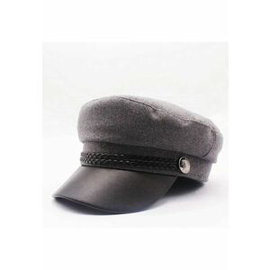 Sapca gri - cu impletitura - Maxinne - imagine