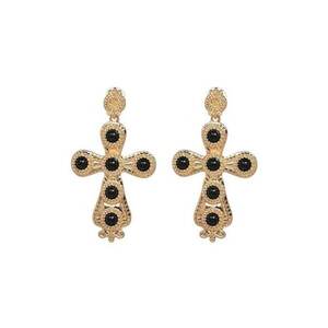 Cercei Alpe C4 - Aliaj metalic - Auriu imagine