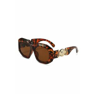 Ochelari de soare - maro - animal print - patrati - Assaria C1 imagine
