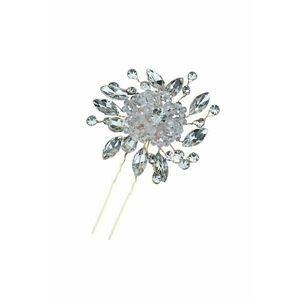 Accesoriu de par - auriu - tip ac - cu pietre si margelute - Cosima C10 - imagine