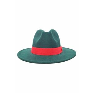 Palarie dama - verde - cu interior rosu - Majvi - imagine
