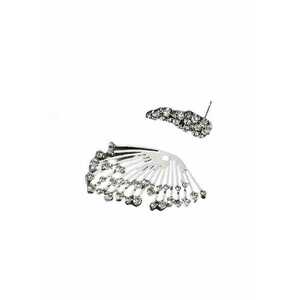 Cercei argintii - cu aripi - pietre din zirconiu - Norea C5 - imagine