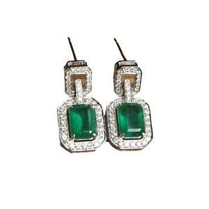 Cercei argintii - cu pietre din zirconiu - Alia C14 - imagine