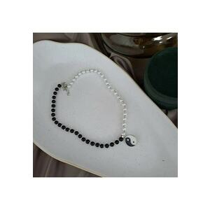 Colier argintiu - cu perle - Yin si Yang - Destiny C14 - imagine