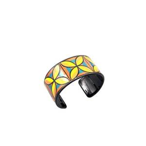 Bratara neagra - cu model floral - Adalena C1 imagine