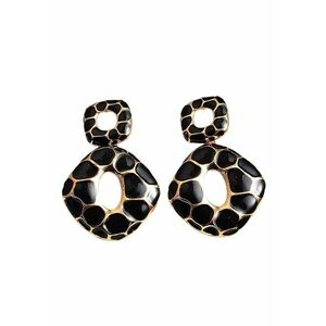 Cercei aurii - cu pete negre - Yasmina C4 - imagine