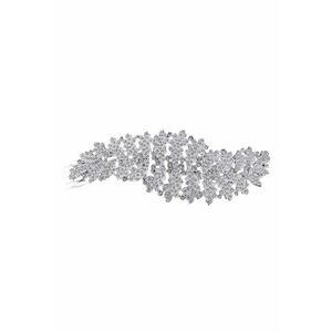 Accesoriu de par - argintiu - cu pietre - Laina C10 - imagine