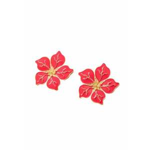 Cercei roz - forma de floare - Louisa C27 - imagine