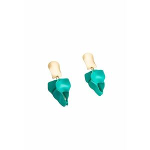 Cercei aurii - cu petale verzi - Barbie C17 - imagine