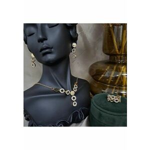 Set colier - cercei si inel - cu pietre - C2 - imagine