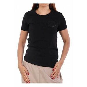 Tricou dama - Bumbac/Elastan - Negru imagine