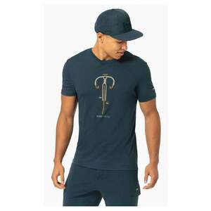 Tricou din lana pentru barbati SN – Vintage bike albastru - marimea imagine