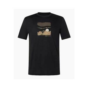 Tricou din lana pentru barbati SN – Sun lovers negru - marimea imagine