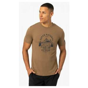 Tricou din lana pentru barbati SN – Landi maro marimea imagine