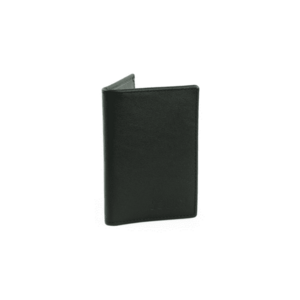 Portofel pentru carduri din piele naturala SW45 negru 11x8 cm imagine