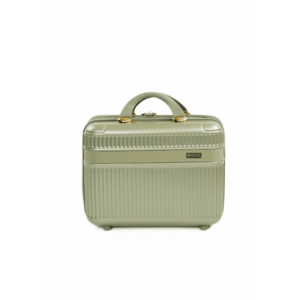 Geanta Solier tip cufar de voiaj 14"" ABS dur – bagaj de mana cabina - verde salvie imagine