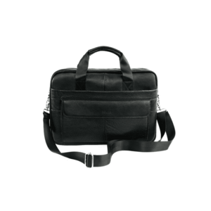 Geanta barbati din piele pentru laptop SL46 DUNE - neagra imagine