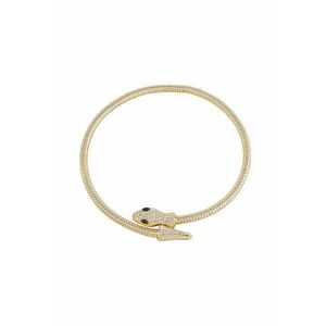 Colier auriu - forma de sarpe - cu pietre - Eisa C1 - imagine