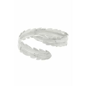 Bratara argintie - de brat - forma de frunza - Rachel C24 - imagine