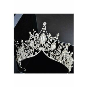 Coronita argintie - cu pietre - Apolonia C10 - imagine