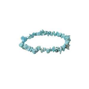 Bratara turquoise - cu pietre - pe elastic - 22 cm - Mariken C1 imagine