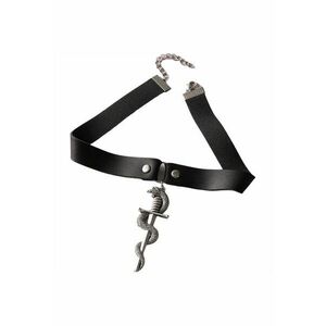 Colier Choker negru - sabie cu sarpe - Nicollette C5 - imagine