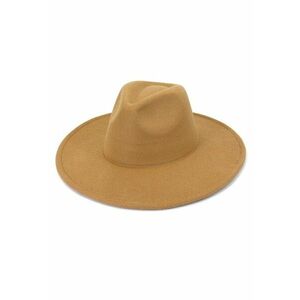 Palarie dama - maro - cu bor lat - Winie - imagine