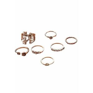 Set 7 inele argintii - cu pietre - Tibor C23 - imagine