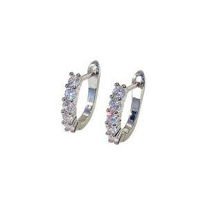 Cercei argintii - cu pietre din zirconiu - Andra C14 - imagine