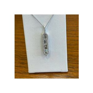 Colier argintiu - cu pietre din zirconiu - Racel C10 imagine