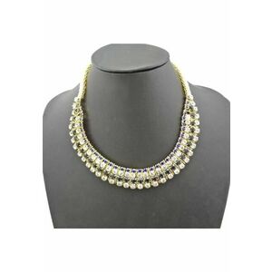 Colier auriu - cu pietre - Leonora C28 - imagine