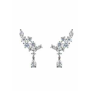 Cercei argintii - cu pietre din zirconiu - Janica C8 - imagine