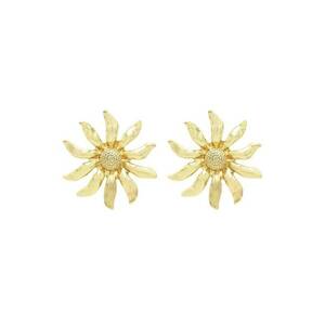 Cercei aurii - forma de floare - Rodny C2 - imagine