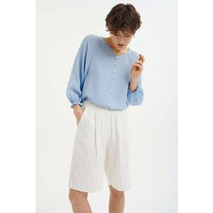 Bermude in dungi din amestec de in imagine