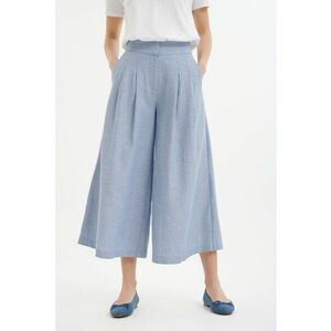 Pantaloni cu pliuri si croiala ampla imagine