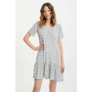 Rochie mini evazata cu imprimeu floral imagine