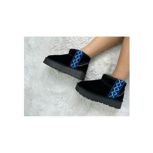 Ghete negre din piele naturala W5829 118 13713 imagine