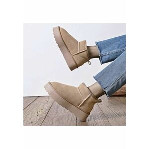 Ghete bej din piele naturala JB1924 118 13692 imagine