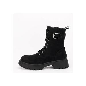 Ghete negre casual cu talpa groasa 5699 115 15947 imagine