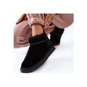 Ghete negre din piele naturala W5821 118 14085 imagine