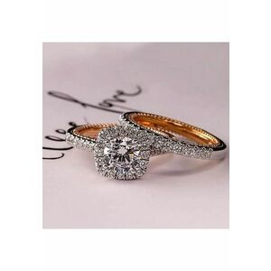 Set 2 Inele argintii - cu pietre din zirconiu - Minde C9 - (circumferinta: mm imagine