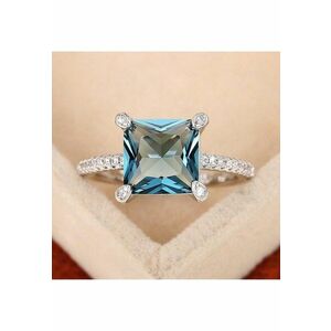 Inel argintiu - cu pietre din zirconiu - Betsy C29 - 8 (circumferinta: 57 mm) imagine