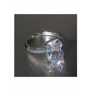 Inel argintiu - cu pietre din zirconiu - Regna C11 imagine