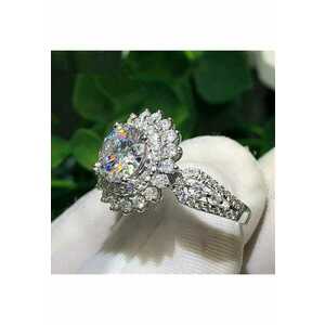 Inel argintiu - cu pietre din zirconiu - Adde C4 - 7 (circumferinta: 54.5 mm) imagine