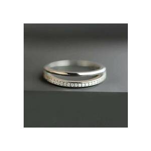 Inel argintiu - cu pietre din zirconiu - Jina C9 - 6 (circumferinta: 51.9 mm) imagine