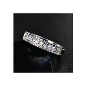 Inel argintiu - cu pietre din zirconiu - Francis C9 - 8 (circumferinta: 57 mm) imagine